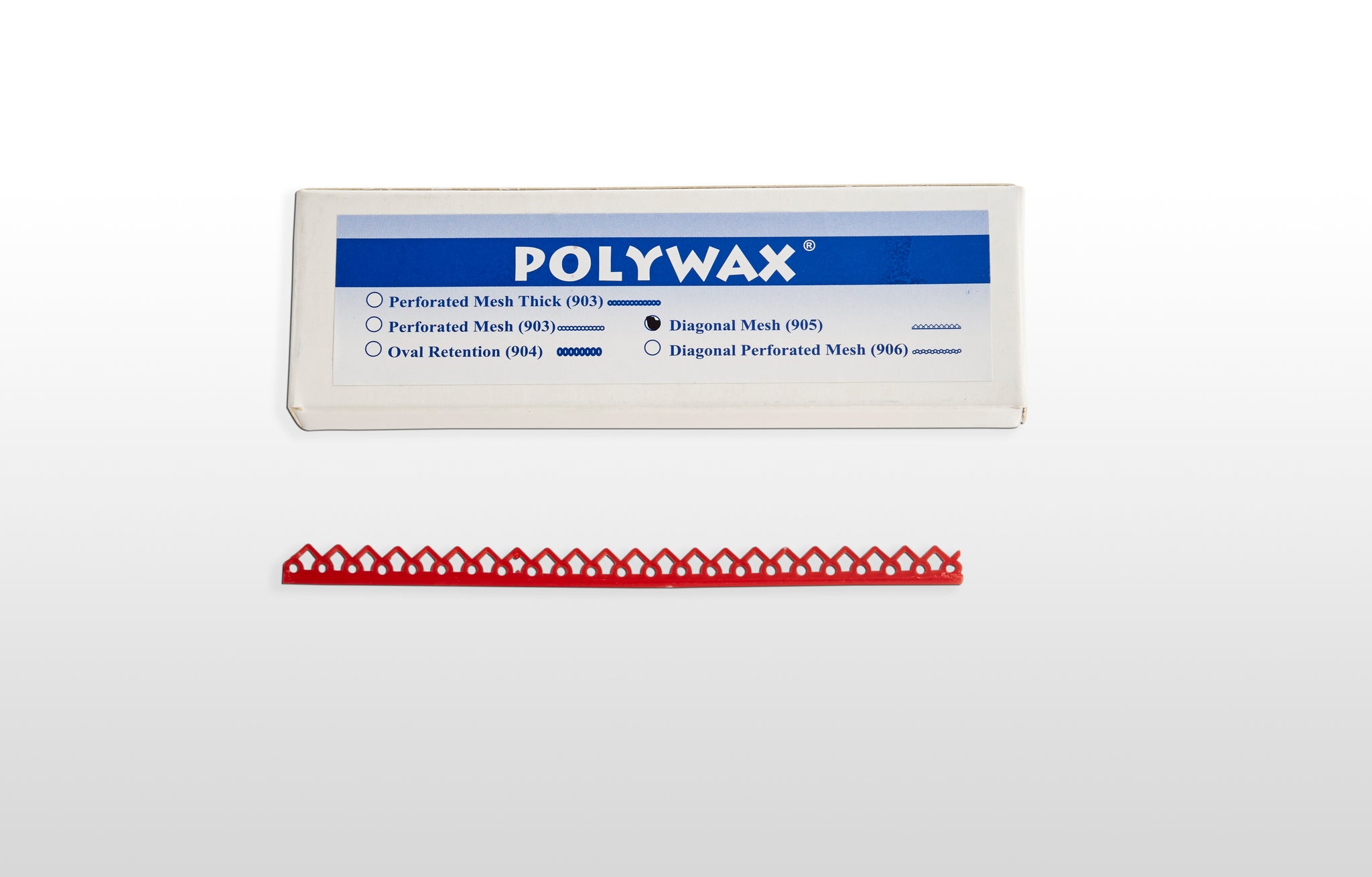 Dental lab DIAGONAL MESH WAX